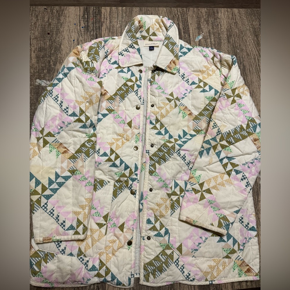 Universal thread quilted jacket